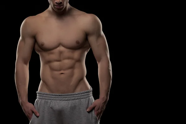 Muskulös manlig torso — Stockfoto