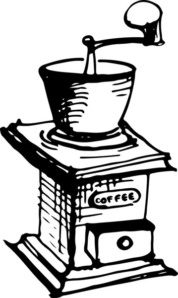 Kaffeemühle. Vektorillustration — Stockvektor