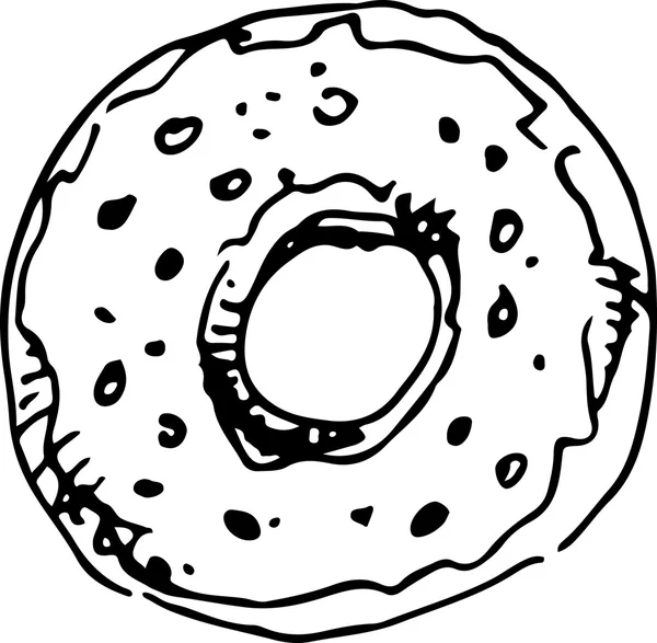 Donut. ilustración vectorial — Archivo Imágenes Vectoriales