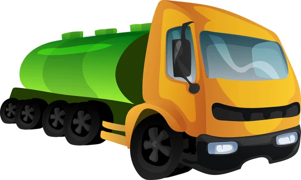 Tank truck. Vector illustration — Stock Vector