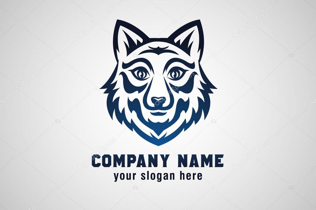 Stylized style illustration of a fox for company design