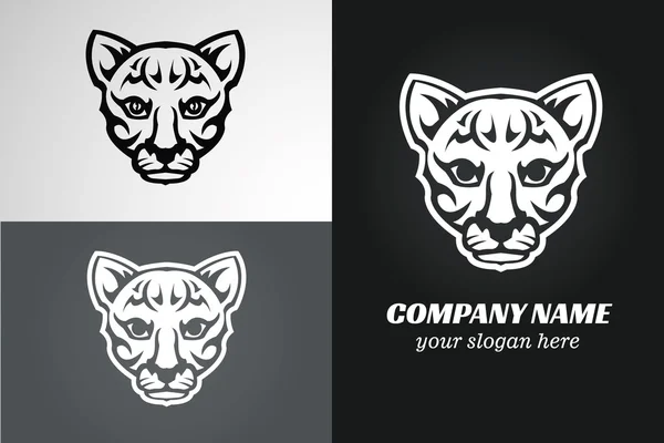 Cat logo for company — Stock Vector