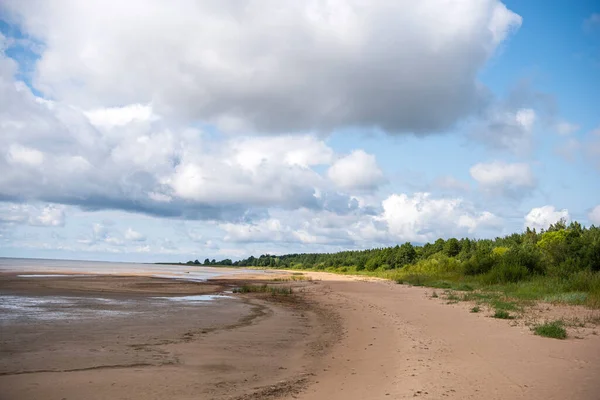 ラトビアのバルト海沿岸 典型的なバルト海の風景 — ストック写真