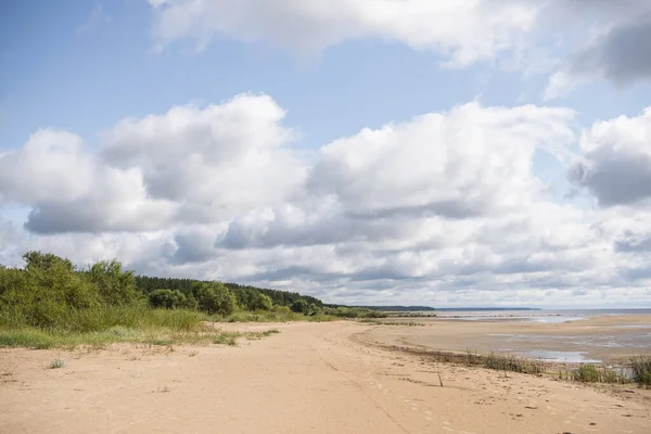 Östersjöns Kust Lettland Typiska Östersjöns Kustlandskap — Stockfoto