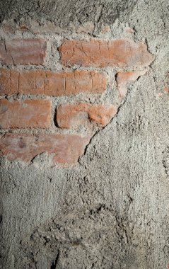 Antik tuğla duvarın dokusu