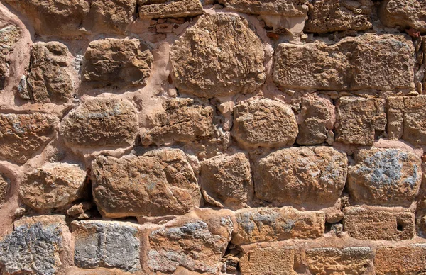 Textura Uma Parede Pedra Antiguidade Pedra Parede Textura Fundo Antigo — Fotografia de Stock