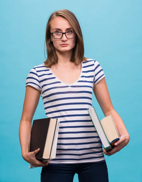 Chica estudiante atractiva —  Fotos de Stock