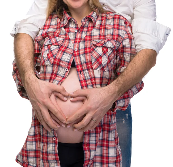 Casal esperando bebê — Fotografia de Stock