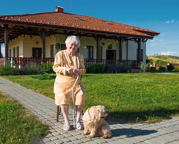 Anciana — Foto de Stock