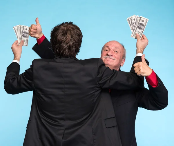 Two happy businessmen — Stock Photo, Image