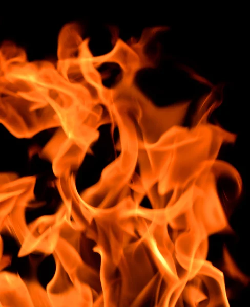 Orange fire flames — Stock Photo, Image