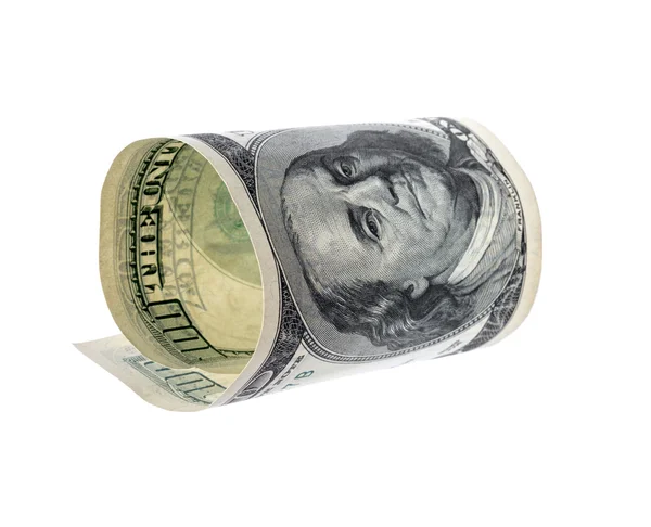 Hundra dollar bill — Stockfoto