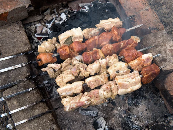 Juicy kebabs — Stock Photo, Image