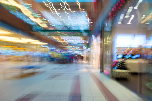 Abstract background of shopping mall — Stock Photo, Image