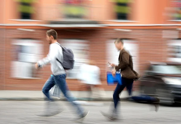 Busy city people — Stock Photo, Image