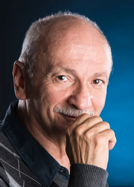 Senior smiling man — Stock Photo, Image