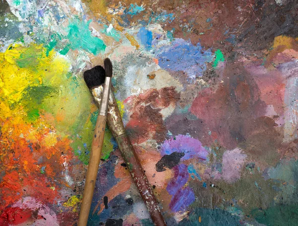 Artistic paintbrushes — Stock Photo, Image