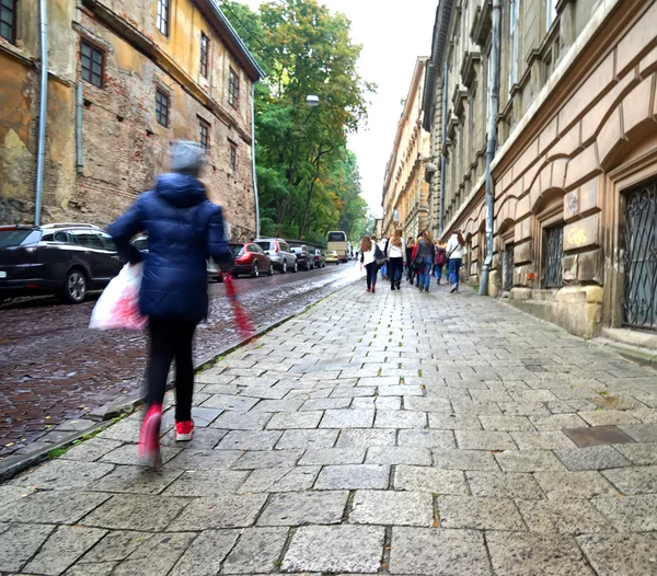 Geschäftige Stadtmenschen — Stockfoto