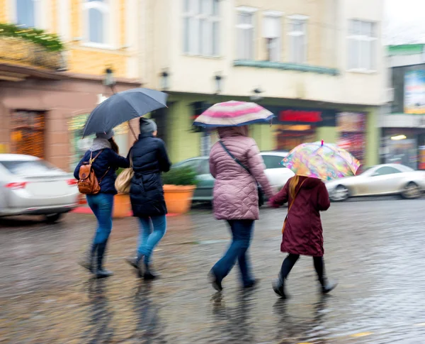 Busy city people — Stock Photo, Image