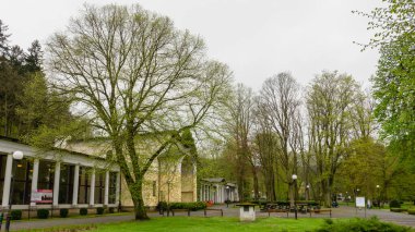 Duszniki Zdroj, Silezya 'daki Chopin Sanatoryumu ve sağlık parkı.