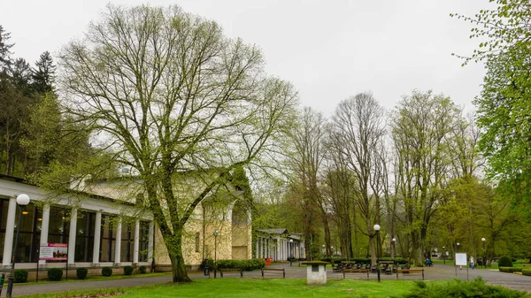 Chopin Sanatorium Och Vårdpark Duszniki Zdroj Schlesien Stockfoto