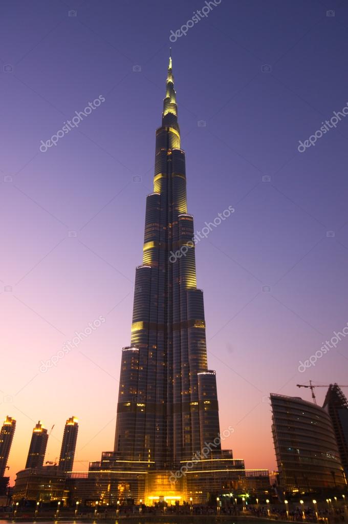 Burj Khalifa Dubai the tallest building in the world. Dubai city
