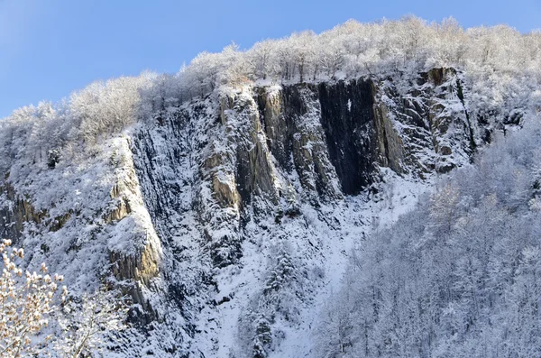 Vinter landskap i Val Thorens, Frankrike — Stockfoto