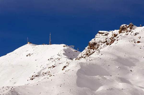 Paisagem de inverno em Val Thorens, França — Fotografia de Stock