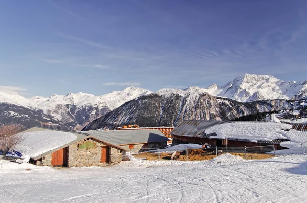 Trois vallees, Haute savoie, Frankrike — Stockfoto