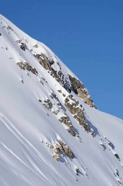 Panorama invernale, Meribel, Francia — Foto Stock