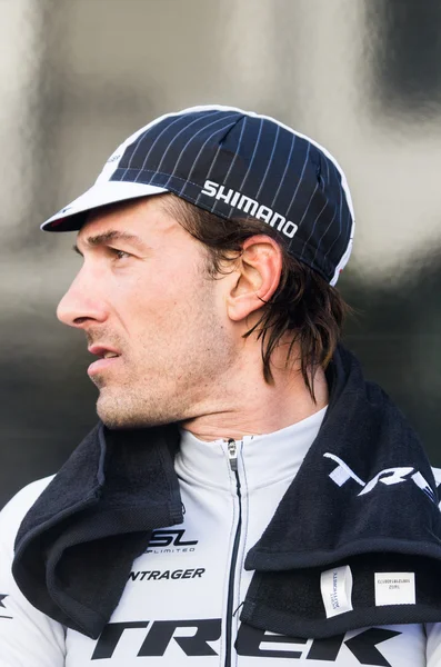Lido Camaiore Italië Maart Zwitsers Kampioen Fabian Cancellara Treinen Voor — Stockfoto