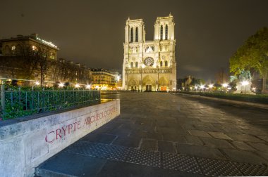 Paris, Fransa 'daki Notre dame Katedrali