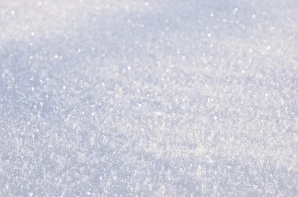 Primer plano de nieve esponjosa — Foto de Stock