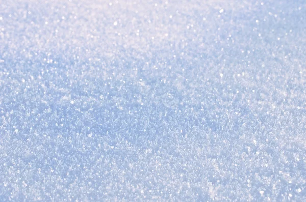 Primer plano de nieve esponjosa — Foto de Stock