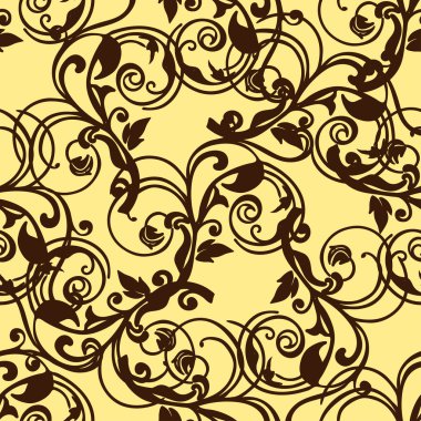 Soyut kahverengi seamless modeli