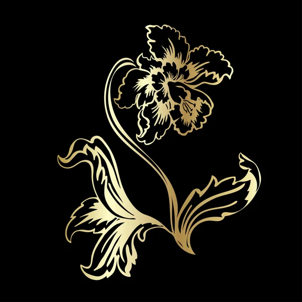 Blüten Narzissen — Stockvektor