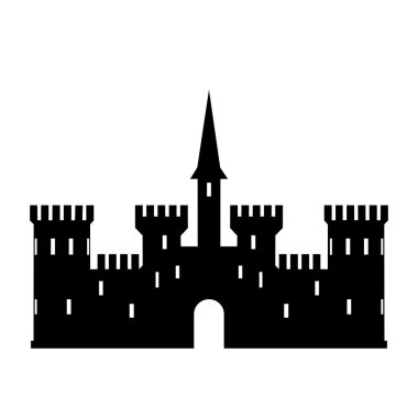 soyut kale vektör logo şablonu