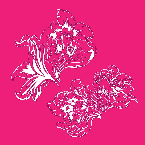 Цветочный тюльпан — стоковый вектор