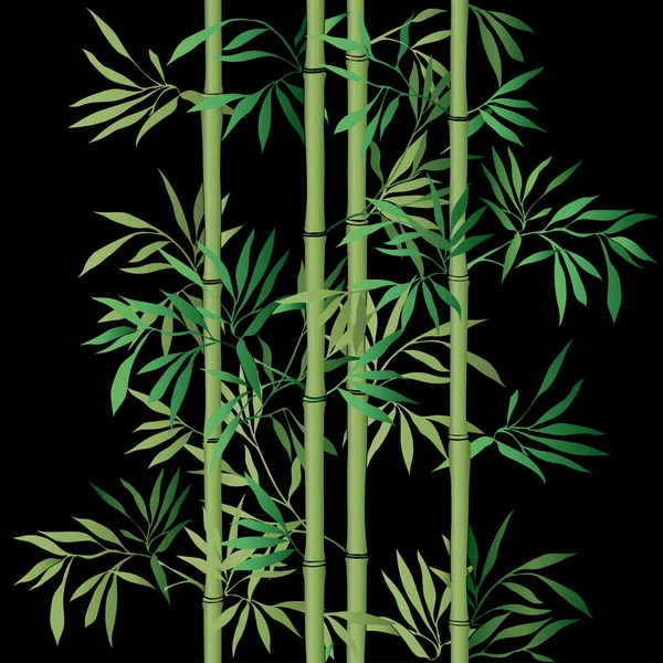 Bambu yaprak arka plan. Yaprakları ile çiçek sorunsuz doku.