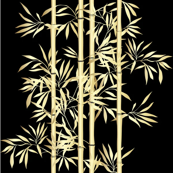 Bambu yaprak arka plan. Yaprakları ile çiçek sorunsuz doku.