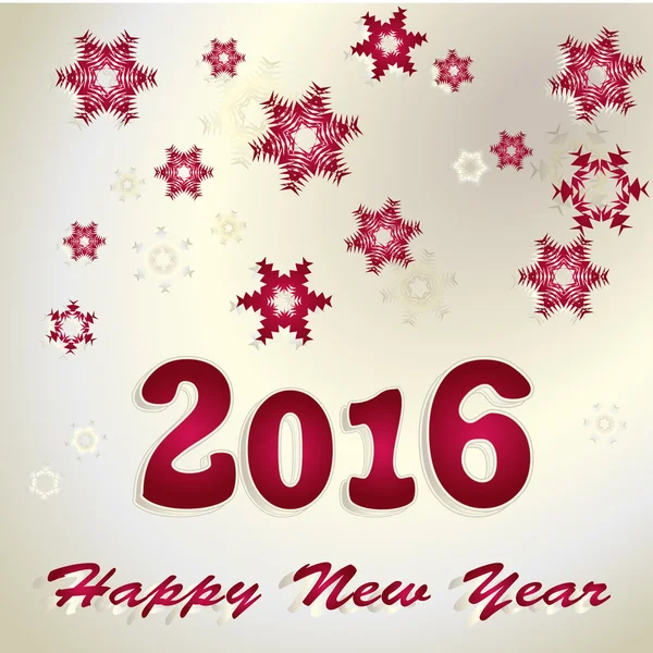 Belle Bonne année 2016 — Image vectorielle
