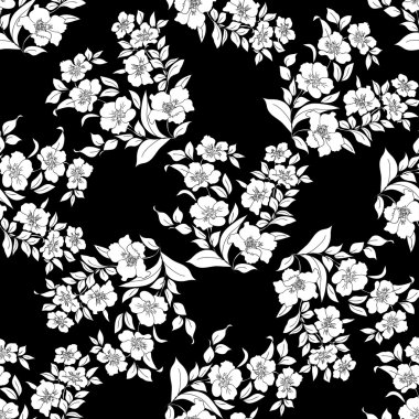 Kiraz çiçekleri twig. Sorunsuz