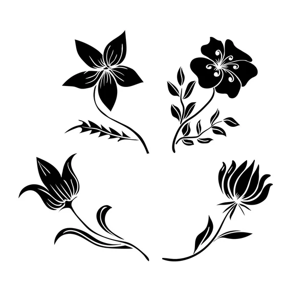 Tulipán de flor — Vector de stock