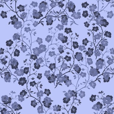 Kiraz çiçekleri twig. Sorunsuz