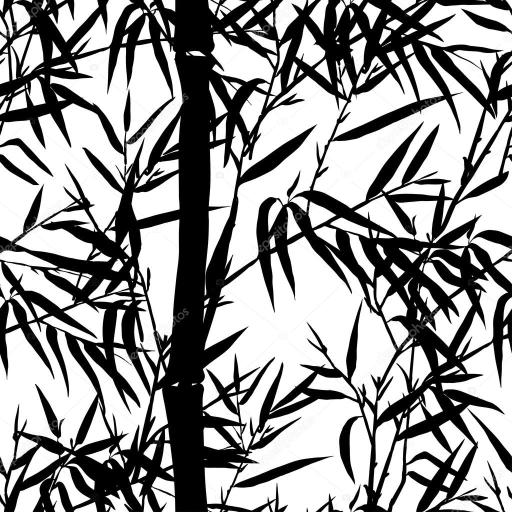 Bamboo Leaf Background Floral Seamless Texture With Leaves Vector Image By C Likka Vector Stock