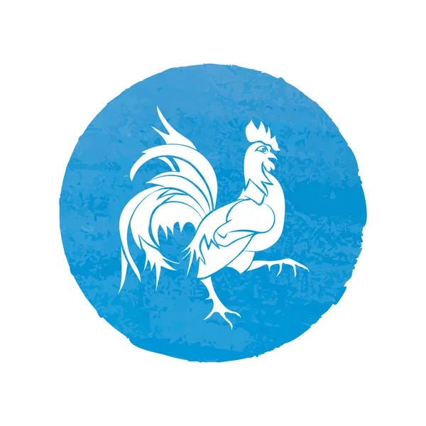 Silueta de una polla — Archivo Imágenes Vectoriales
