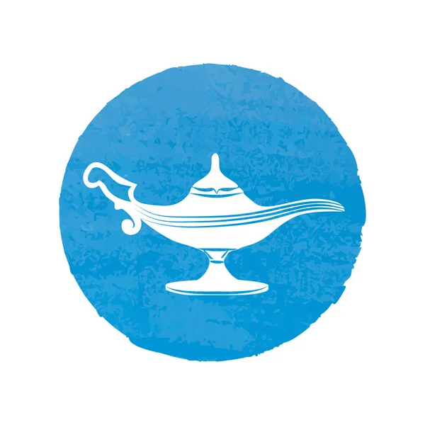 Pictogram vector illustratie genie lamp — Stockvector