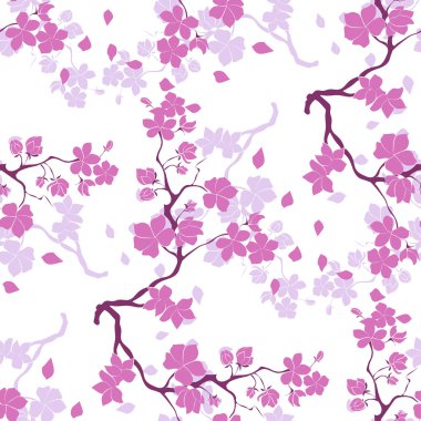 Kiraz çiçekleri twig. Sorunsuz