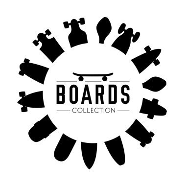 Kaykay panoları Tema illüstrasyon