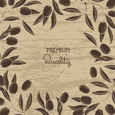 zeytin dalı ile arka plan